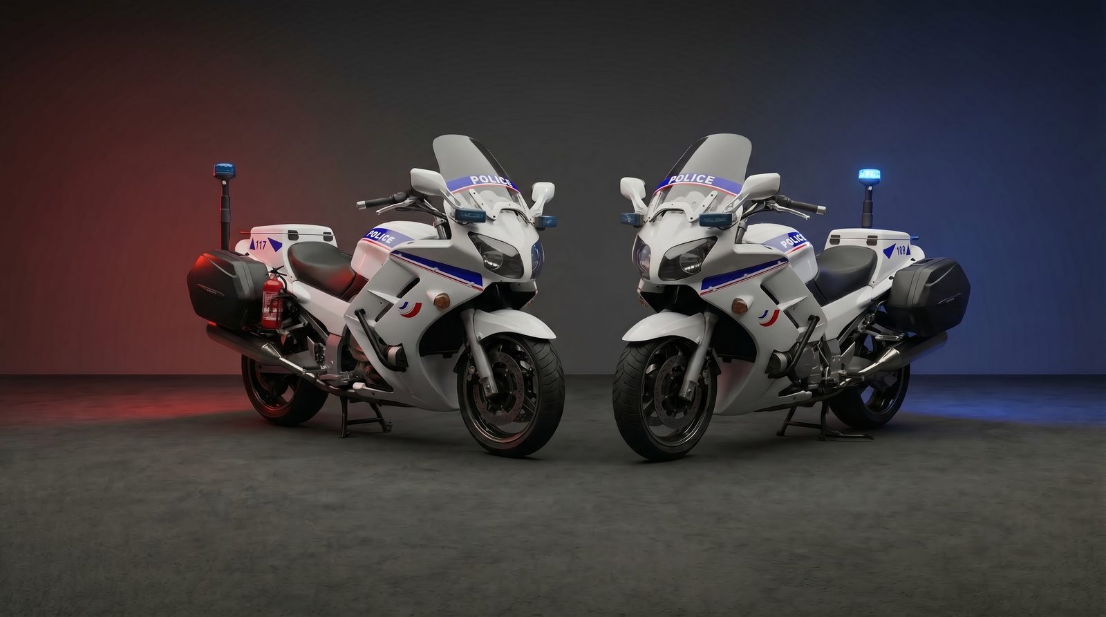 Yamaha FJR1300 — Moto police